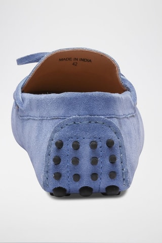 Mocassins en nubuck Duke - Bleu