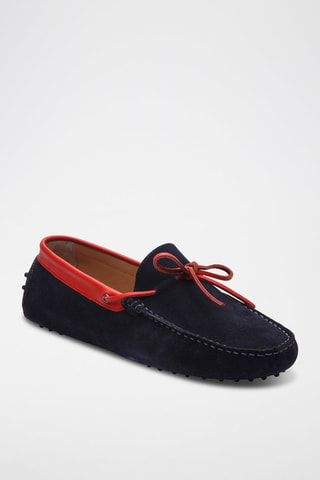 Mocassins en cuir Powell - Bleu