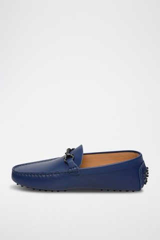 Mocassins en cuir Felix - Bleu