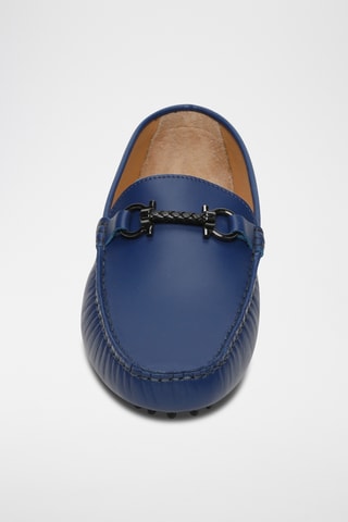 Mocassins en cuir Felix - Bleu