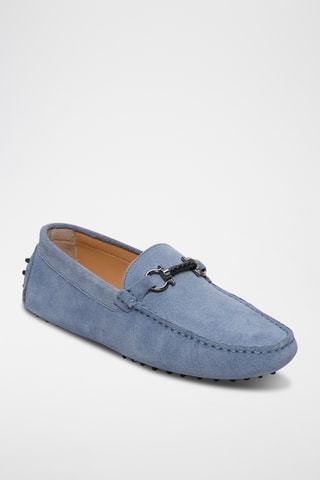 Mocassins en nubuck Felix - Bleu