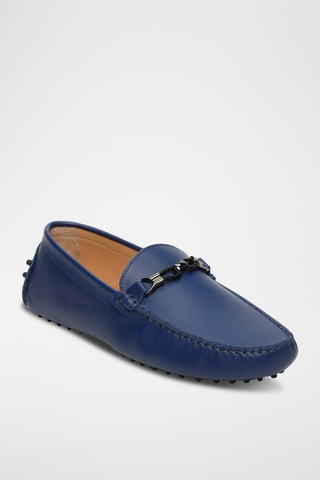 Mocassins en cuir Kurt - Bleu
