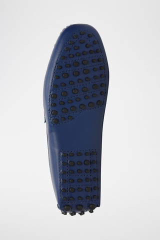 Mocassins en cuir Harold - Bleu