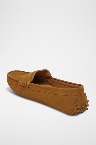Mocassins en nubuck Thandie - Marron
