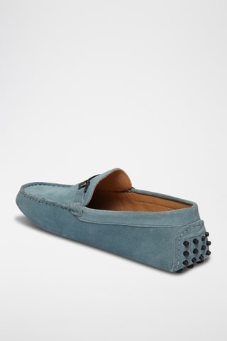 Mocassins en nubuck Luke - Bleu
