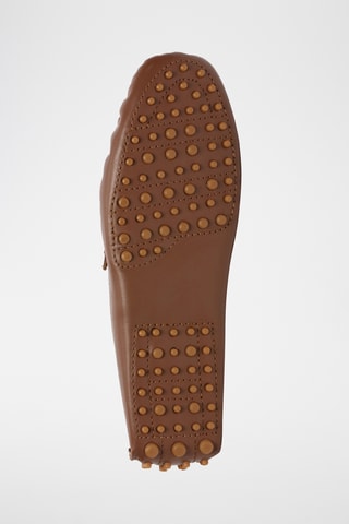 Mocassins en cuir Lenny - Marron