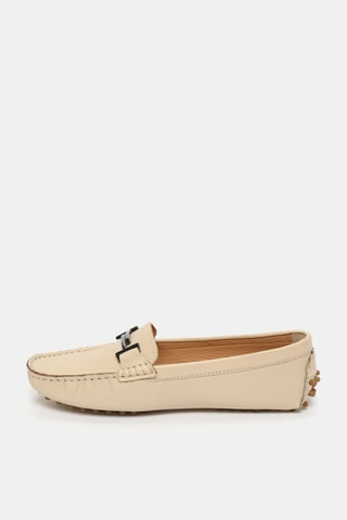Mocassins en cuir Bandy - Beige