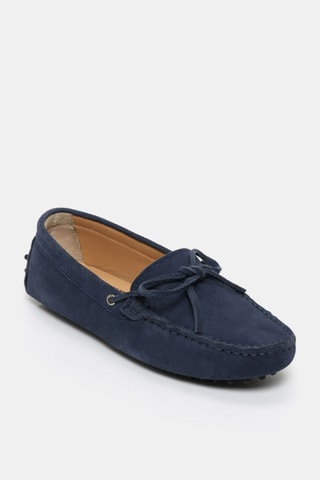 Mocassins en nubuck Newton - Bleu