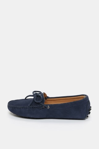 Mocassins en nubuck Newton - Bleu