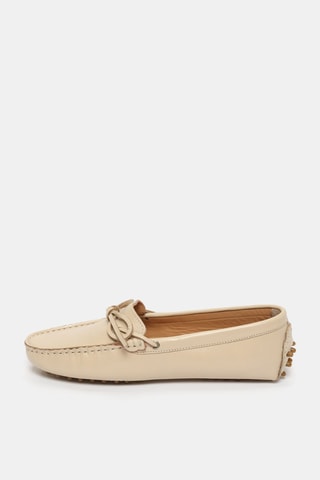 Mocassins en cuir Newton - Beige