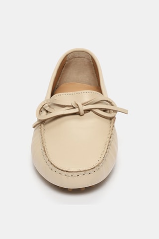 Mocassins en cuir Newton - Beige
