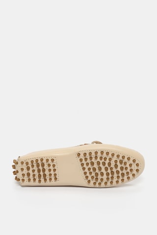 Mocassins en cuir Newton - Beige