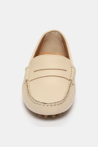 Mocassins en cuir Thandie - Beige