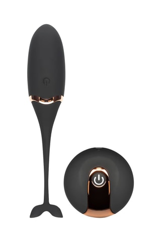 Œuf vibrant - Noir - 14 cm