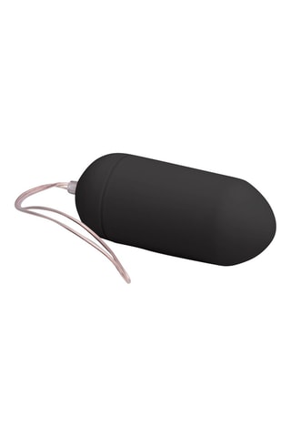 Œuf vibrant télécommandé - Noir - 6 cm