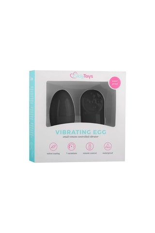 Œuf vibrant télécommandé EasyToys - Noir