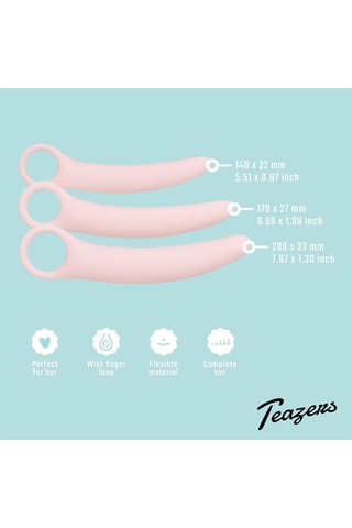 3 dilatateurs - Rose