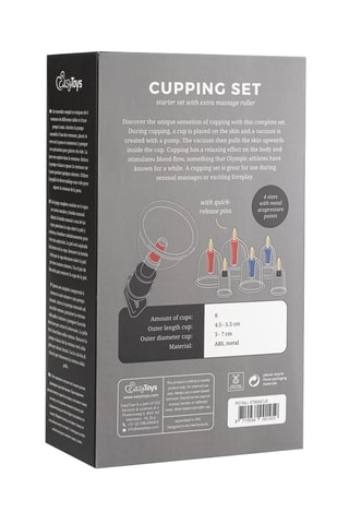 6 ventouses Easytoys Fetish - Blanc