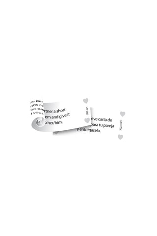 Jeu de défis romantiques pour couples - 100 pièces