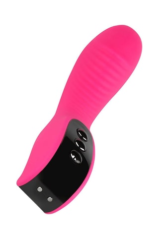 Vibromasseur point G geribbelde classics - Rose - 11 cm