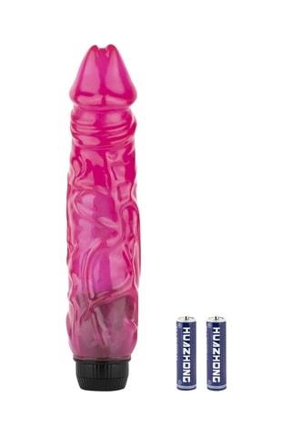Vibromasseur Jelly Supreme - Rose - 21 cm