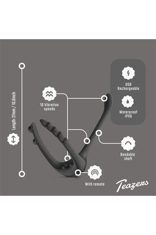 Vibromasseur prostate télécommandé Teazers - 197 g