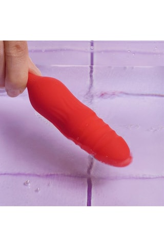 Vibromasseur langue vibrante - Rouge