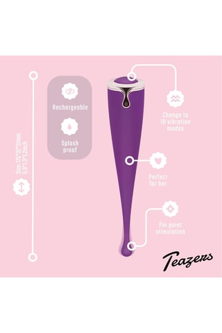 Vibromasseur stimulateur clitoris pointer vibe - Violet