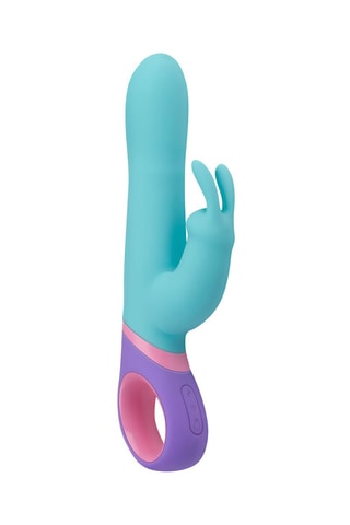 Vibromasseur rabbit meta - Turquoise