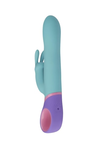 Vibromasseur rabbit meta - Turquoise