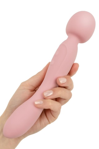 Wand-vibromasseur double face Simi - Rose