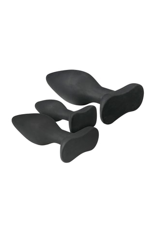 3 plugs anaux - Noir