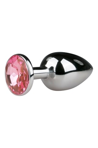 Plug anal - Argenté - 6 cm