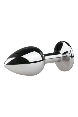 Plug anal - Argenté - 6 cm