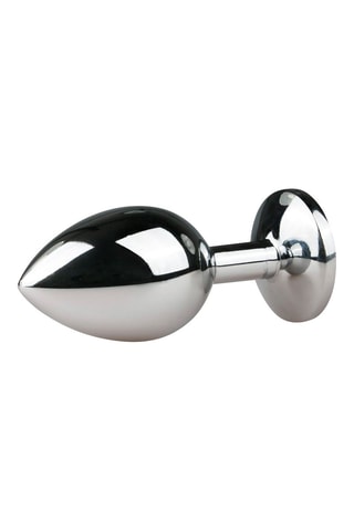 Plug anal - Argenté - 7 cm