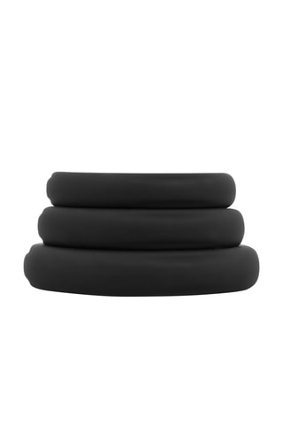 3 anneaux péniens érotiques - Noir