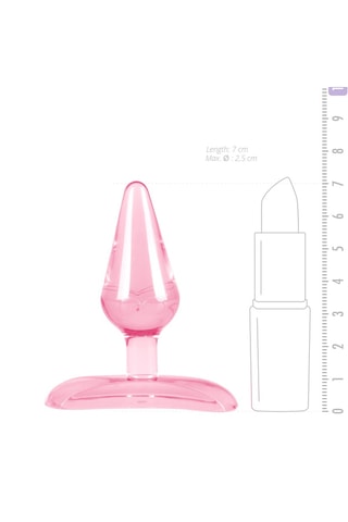 Mini plug anal The Assifier - Rose - 6 cm