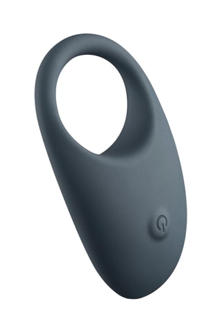 Anneau pénien vibrant waterproof Boners - Gris foncé