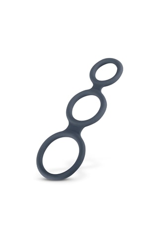 Anneau pénien Triple Ring - Noir