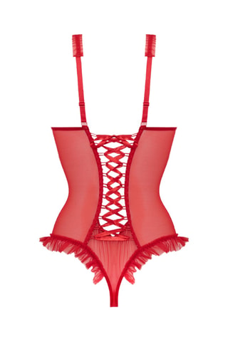 Body sans manches Mistique - Rouge