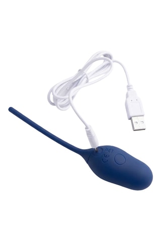 Oeuf vibrant waterproof Whirl - Bleu foncé - 12 cm
