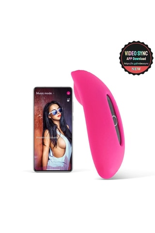 Vibromasseur connecté Candy pour culotte - Rose