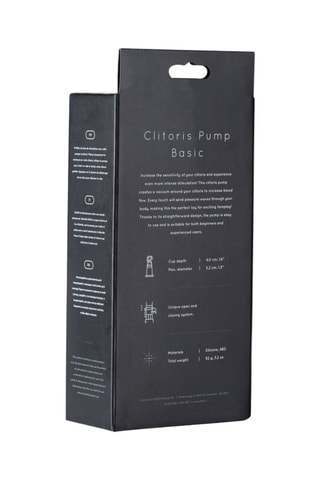 Pompe clitoridienne Basic - Noir