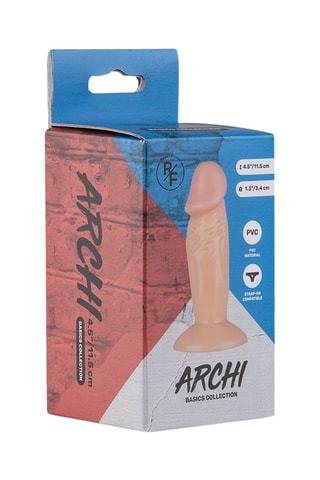 Godemiché réaliste Archi - Beige - 9,5 cm