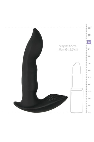 Vibromasseur prostatique Dynamic Duke - Noir - 10 cm