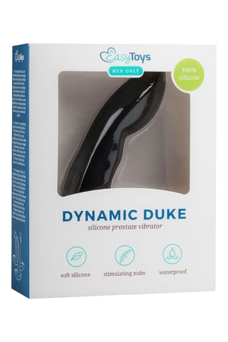 Vibromasseur prostatique Dynamic Duke - Noir - 10 cm