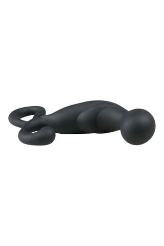 Masseur prostatique incurvé Easytoys - Noir - 10 cm
