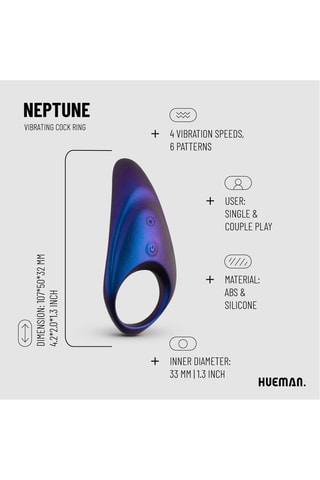 Anneau vibrant avec télécommande Neptune - Violet