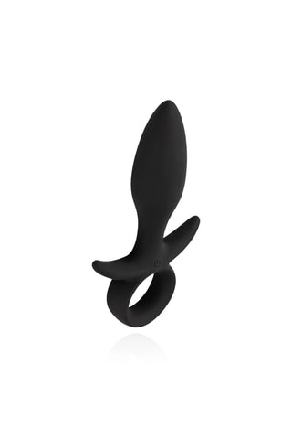 Plug anal vibrant waterproof - Noir - 9,3 cm