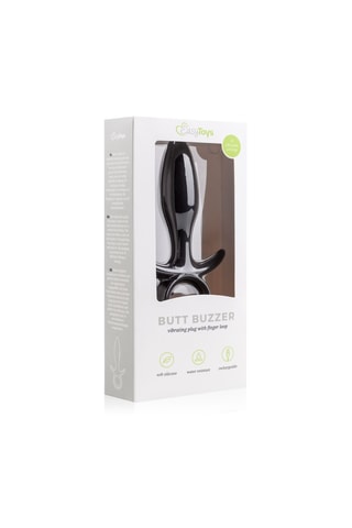Plug anal vibrant waterproof - Noir - 9,3 cm